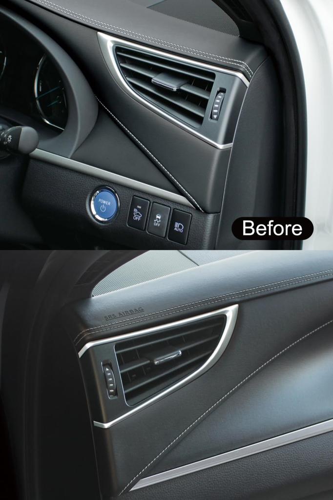 Tsuchiya Yac SY-HR1 SY-HR7 60 Series Harrier Dedicated Air Conditioner Drink Holder for Driver's Passenger Seat Set, Black