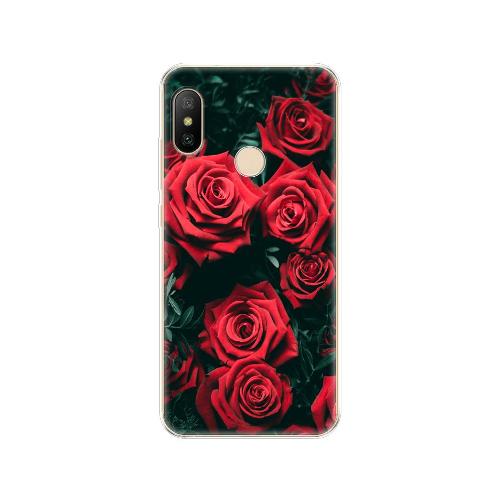 Silikonové pouzdro pro Xiaomi MI A2 LITE Case Full Protection Měkký tpu Zadní kryt Telefon Pouzdra pro Xiomi MI A2 LITE nárazník Coque