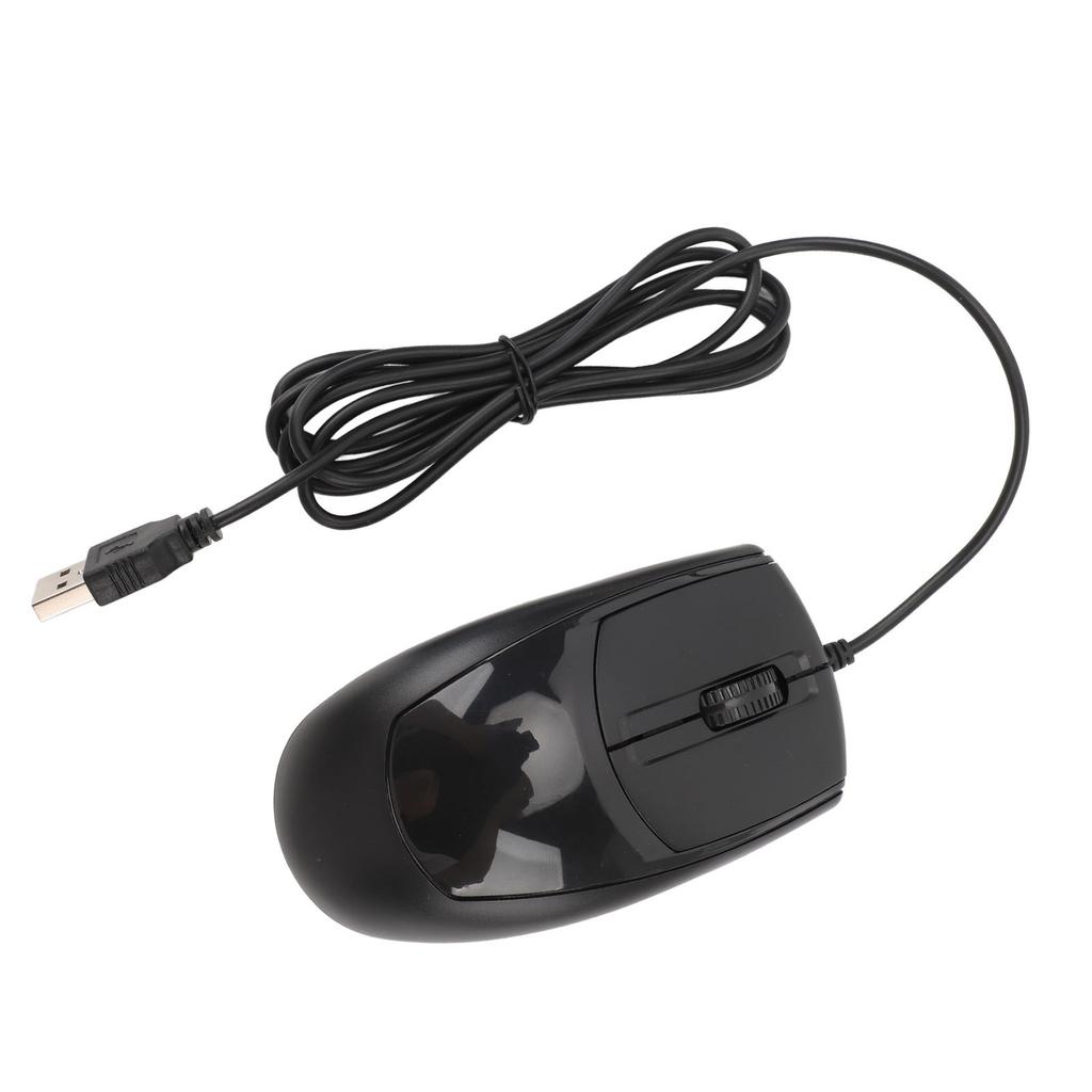 USB Wired Mouse Ergonomic Corded Computer Mouse 1200 DPI Silent Click Gaming Mouse for Office