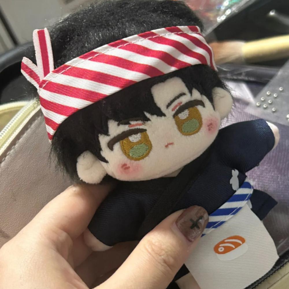 Sushi Chef Doll Clothes Outfit Japanese Style Doll Clothes Set 10cm Cotton Doll