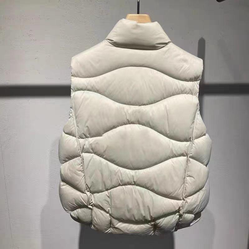 Vest for Women Winter Sleeveless Tops Vest Oversize Thickened Down Casual V-neck Vest