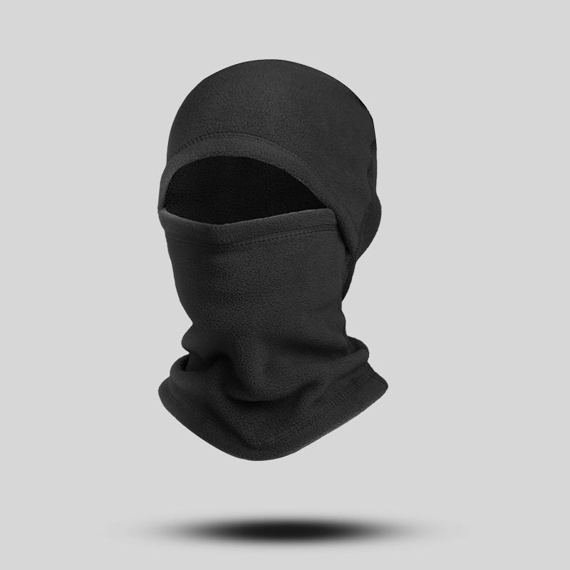 Autumn and winter cycling mask windproof and warm integrated headgear fleece fleece fleece cap multi-functional sports warm headgear