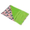 Reptile Sleeping Bag Soft and Warm Bearded Dragon Bed with Pillow for Bearded Dragon Leopard Gecko(Lip Print Green