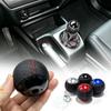 Baseball Style Stitch Leather Gear Shift Knob M10x15 Thread Manual Car Shifter Head Fit Honda Civic Accord CR-V