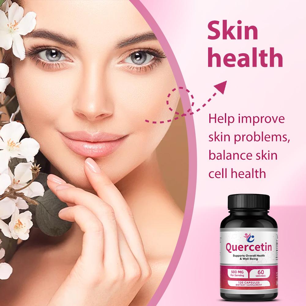 Quercetin 500 Mg Capsules, 120 Capsules