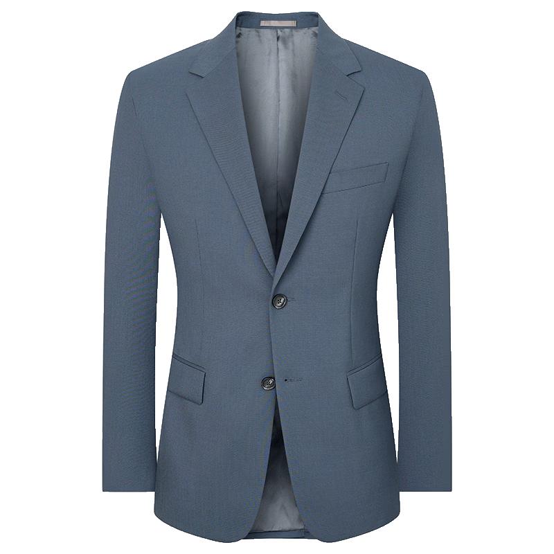 

Baoxiniao Men s Smoky Cyan Slim Fit Formal Suit Jacket 48A (175/96)