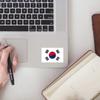 3 Stück Autoaufkleber Koreanische Flagge Vinyl-Aufkleber Fahrzeugzubehör Für Hyundai IX35 Kia Ssangyong Renault Samsung Genesis Spirra