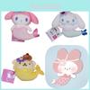 Sanrio Melody Cinnamon And Purin Mermaid Plush Keychain Bag Charm