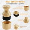 Cutting Board Oil Wax Applicator Wood Mineral Oil Applicator with Lid & Ergonomic Handle Multi-role Butcher Block Oil Applicator