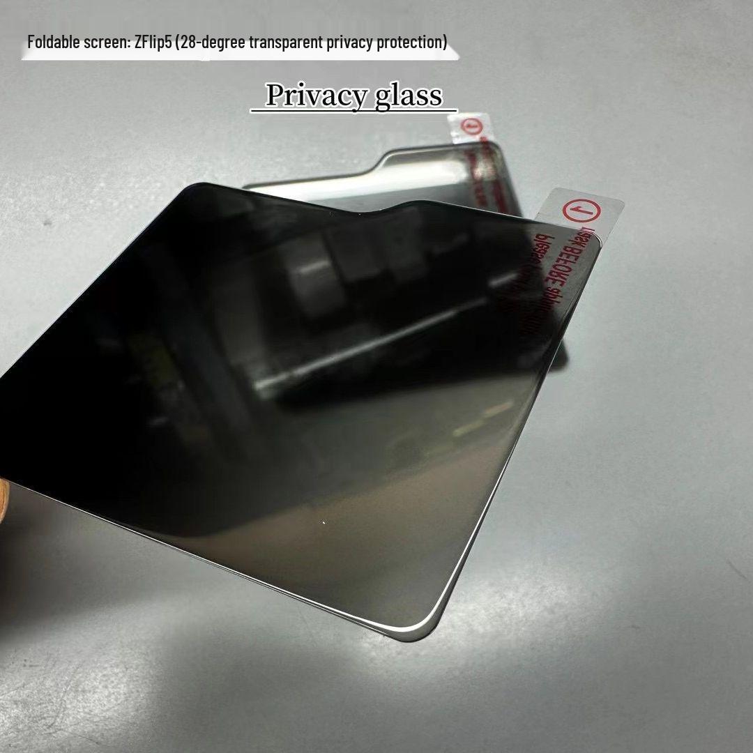 

Защитное стекло и пленка конфиденциальности для складного экрана Samsung Z Flip 6 и внешнего экрана Z Flip 5 с 3D-защитой объектива Samsung zflip6