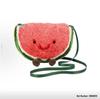 Jelly Crossbody Bag: Coffee Cup, Croissant, Bear Head Design with Zipper