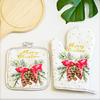 Christmas Lovely Oven Mitts and Pot Holders Soft for Baking Cooking Kitchen Gift