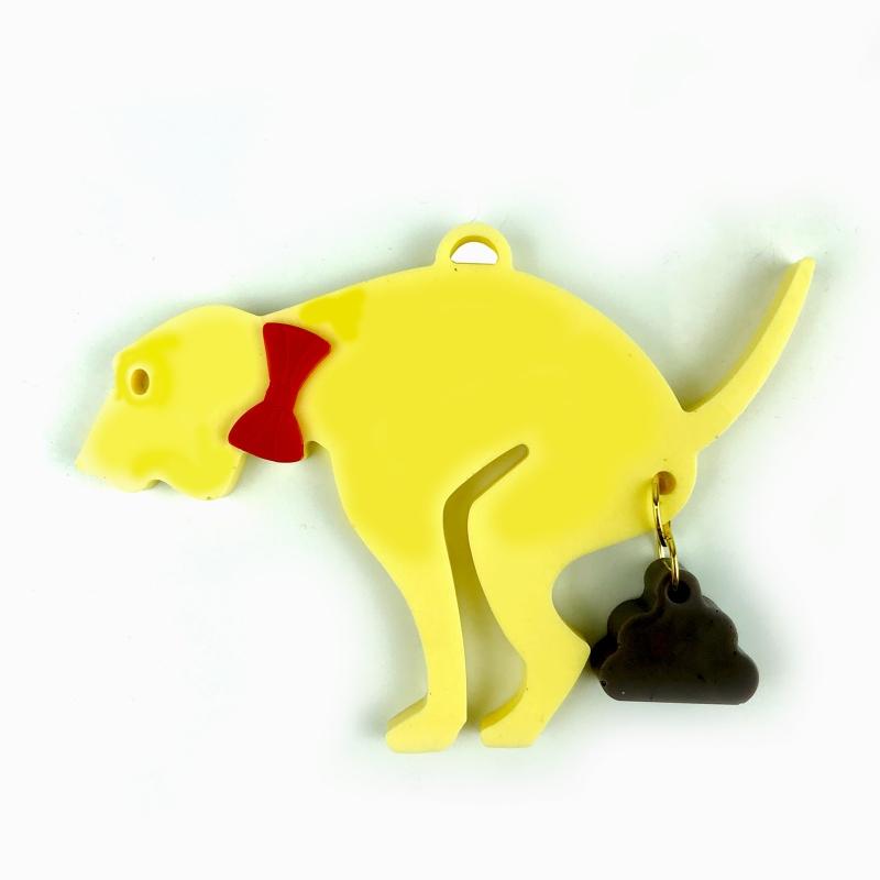 Puppy Wall Hanging Epoxy Mold Diy Keychain Pendant Wall Decoration Christmas Elk Ornament for Key Pendant Silicone Mold