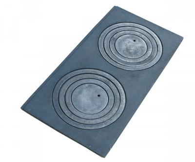 Cast Iron Plate 2-Holes 63*31.5Cm - Plyt Zel 2-O