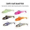 2pcs 9g Weight Silicone Goby Lure 12g Weight Perch Tackle TPE Fishing Lure Jig Hook Soft Material Bass Shad Tackle Perch Fishing