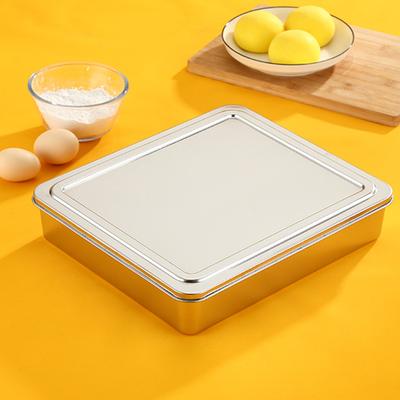 Tiramisu Muffin Pan Stainless Steel Cheesecake Pan Baking Mould Rectangle Cake Pan For Birthday Cake Cake Bread Chiffon Tiramisu