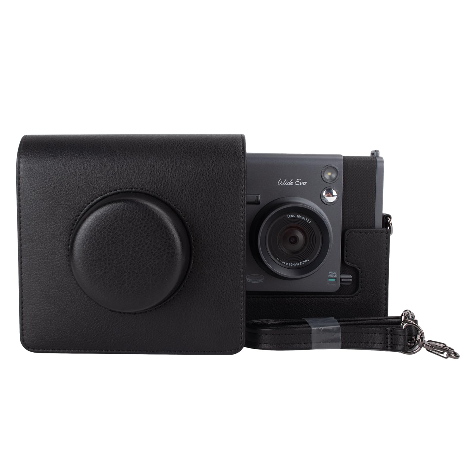

HIYQIN Camera Case for Fujifilm Instax Wide EVO Camera PU Leather Carry Bag Fuji Wide EVO Case Cover Litchi Texture with Adjustable Shoulder Strap