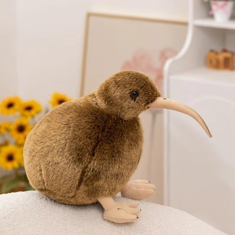 Soft Stuffed Kiwi Bird Plushie 12/28cm Cartoon Kiwi Plushie Cartoon Small Plush Toy for Kids