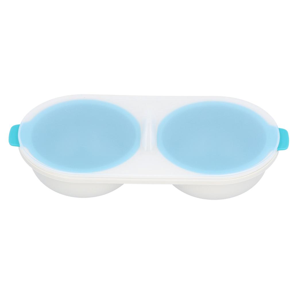 Eierkocher für die Mikrowelle, Lebensmittelqualität, Doppeltasse, Eierkocher, Kochgeschirr, Küchenutensilien