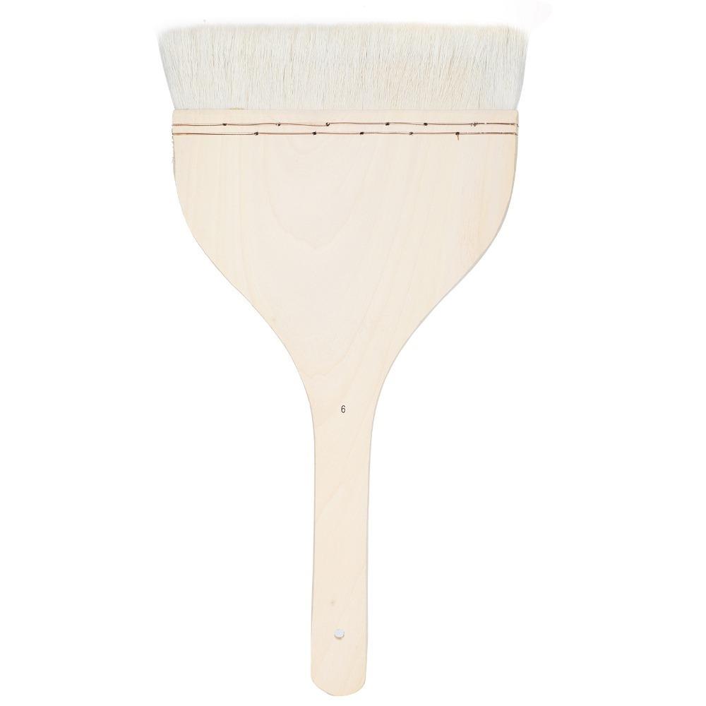 dense fiber arrangement nylon flat brush wool painting brush gouache watercolor painting Painting Brush