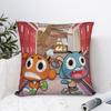 Decorative Pillow Cover The Amazing World Of Gumballs  Accessories Chair  Pillow Case Cover Zipper Multi-Size