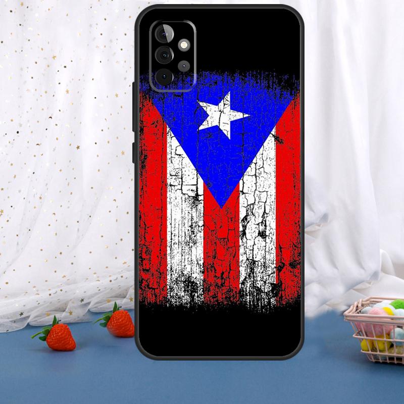 Puerto Rico Flag For Samsung Galaxy A15 A55 A35 A53 A33 A13 A36 A56 A26 A16 A22 A32 A52 A54 A34 A05 A06 Case