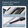 1 Set Car Vacuum Cleaner with 2 Nozzle Portable Handheld 1200mAh 5500Pa Mini Cordless Electric Vacuum Cleaner Home Supplies