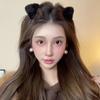 Small Size Plush Cat Ear Hair Clip Lambhair Mini Cat Ear Hairgrip  Female/Girls