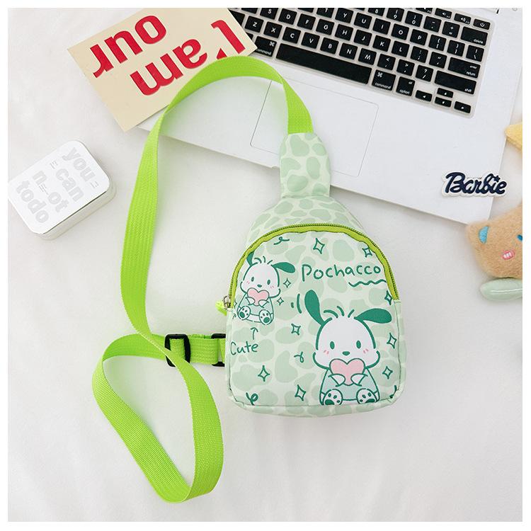 School bag Children's chest bag Cartoon fashion Children's shoulder oblique casual versatile accessories change bag