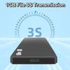 Carcasa HDD USB 3.0 de 2,5 pulgadas SATA SSD Estuche para disco duro Velocidad de transferencia de 5 Gbps Carcasa externa móvil Cajas para disco duro para ordenador portátil