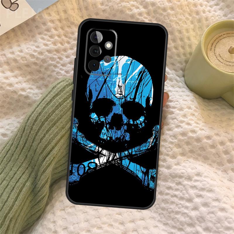 Pirate Skull Case For Samsung Galaxy A15 A22 A52 A32 A54 A14 A16 A26 A36 A56 A55 A35 A05 A06 A53 A33 A13