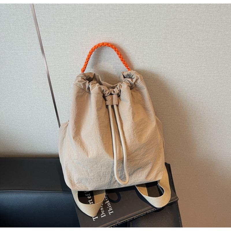 

Холщовый рюкзак женский большой вместимости повседневный на шнурке студенческий для учебы школьный сумка для альпинизма легкий дорожный рюкзак хаки