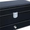 A95D-Multi-Purpose Jewelry Watch Box 4 Position Double-Layer Pu Leather Storage Box For Necklaces, Earrings Bracelets Rings