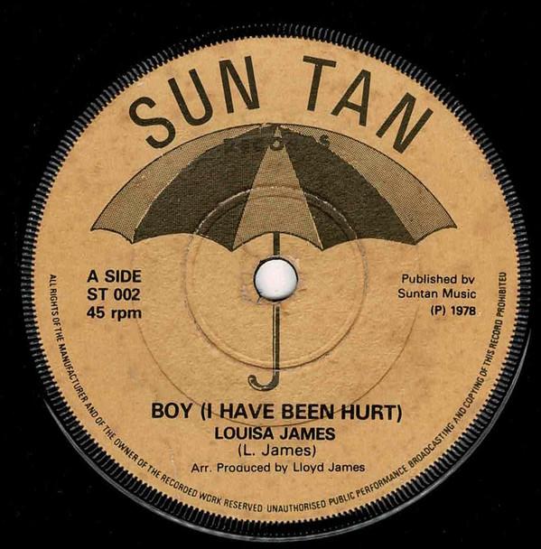 

7-дюймовая пластинка LOUISA JAMES / THE MOONROCKS - Boy (Мне было больно) / Обидный Du ST002 Suntan Records 1978 Великобритания Регги, Ска и Даб Б/У