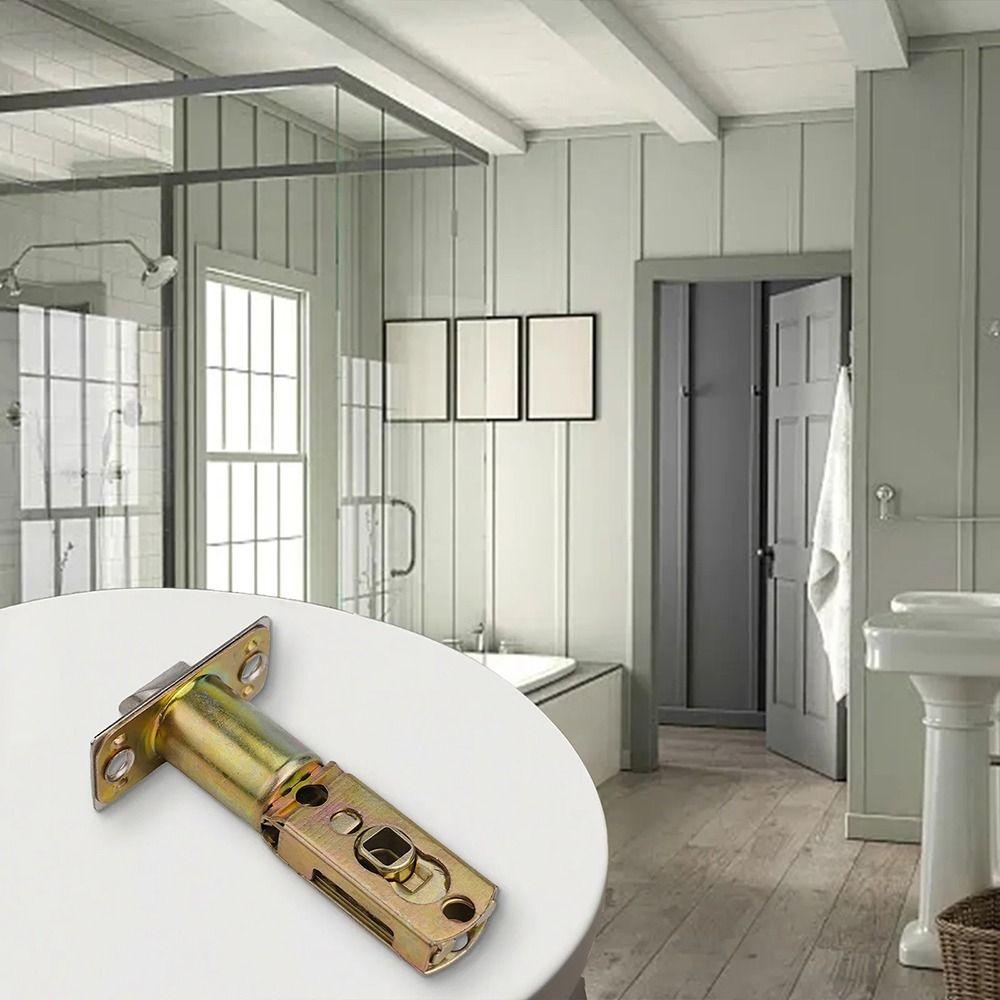 1Pcs Privacy Door Lock Latch Stainless Steel Internal Bolt Catch Durable Lock Tongue Core Hardware