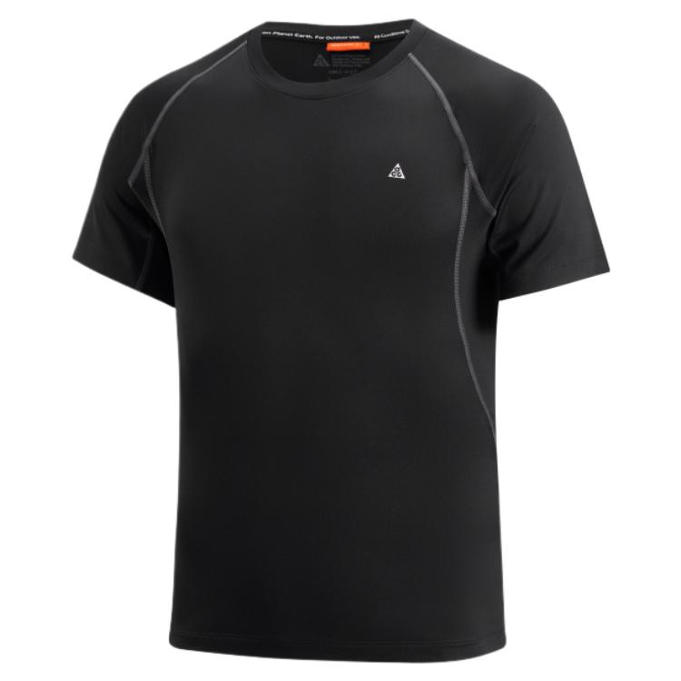 Nike ACG Series Solid Color Raglan Sleeve Quick-Dry Moisture-Wicking T-Shirt Men Tops IO1453-010 S