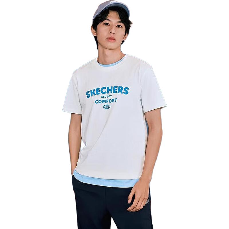 Skechers Unisex Quick-Dry Breathable Casual T-Shirt XS 3060₽