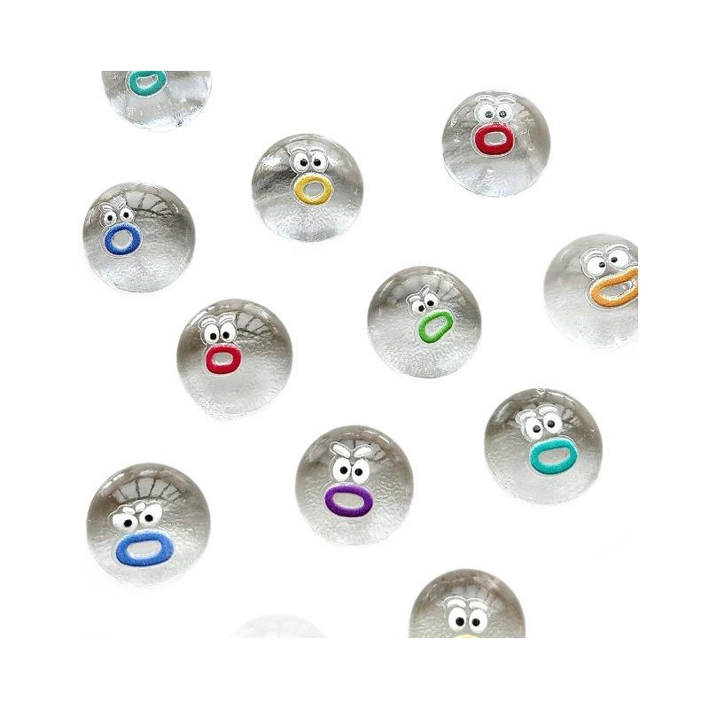 

5 шт. Мини-игрушка-сквиши ручной работы, Мягкая, с медленным восстановлением, Липкая, Милый и забавный мультяшный дизайн, Подвеска для сумки