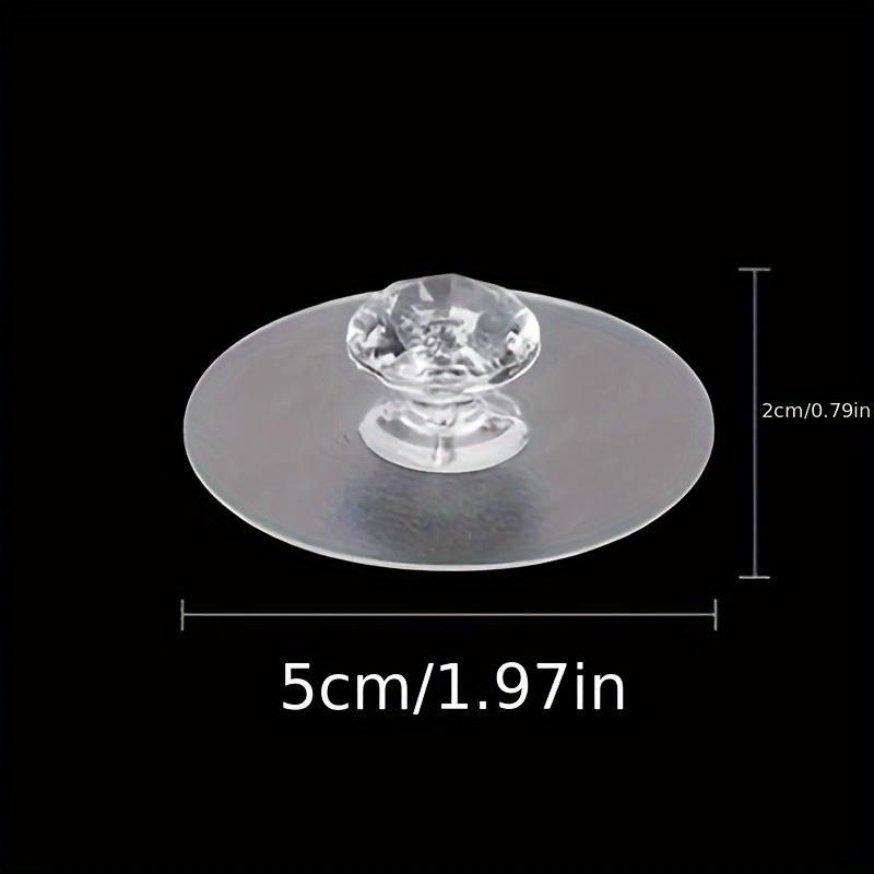 20Pcs Self-adhesive Acrylic Drawer Hook Without Drilling, Modern Plastic Handle for Wardrobes, Furniture, Bathroom Accessories