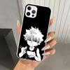 Black White Hunter HXH Phone Case for Iphone 16 15 14 13 12 Mini 11 Pro Max 16E X XS XR 7 Plus 8 SE 2020 Soft Funda Print Shell