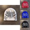 Fashionable Letter Printed Neutral Casual Warm Knitted Hat For Streetwear And Warmth