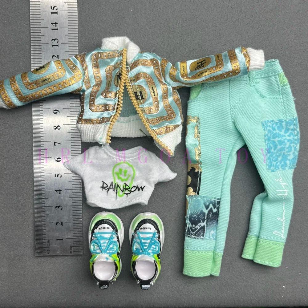 Original Gelenkige Regenbogen Mittelschule Schleim Puppe Große Schwester Modekleid Mädchen Feiertagsgeschenk Spielzeug