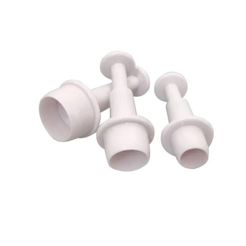 3Pcs/Set Cake Rose Leaf Plunger Fondant Decorating Sugar Craft Mold Cutter Cake Decorating Pastry Cookie Tools