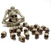 Halloween Skull & Ghost Headgear: 20pcs Micro Landscape Paving Stone Decoration for Flower Pots
