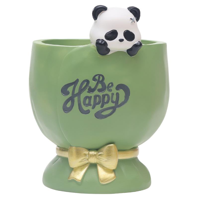 Cartoon Fleischigkeit Blumentopf Vase Harz Gartenbau Desktop Niedliches Tier Fensterbank Gartendekoration Originalität Einfaches Geschenk