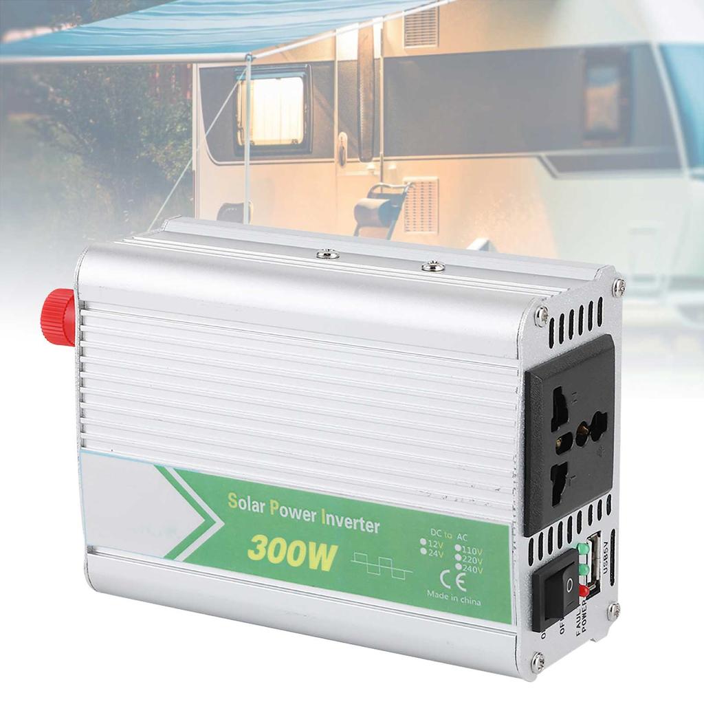 Auto Wechselrichter DC12V auf AC220V 300W Korrigierte Welle Multifunktionaler Intelligenter Konverter