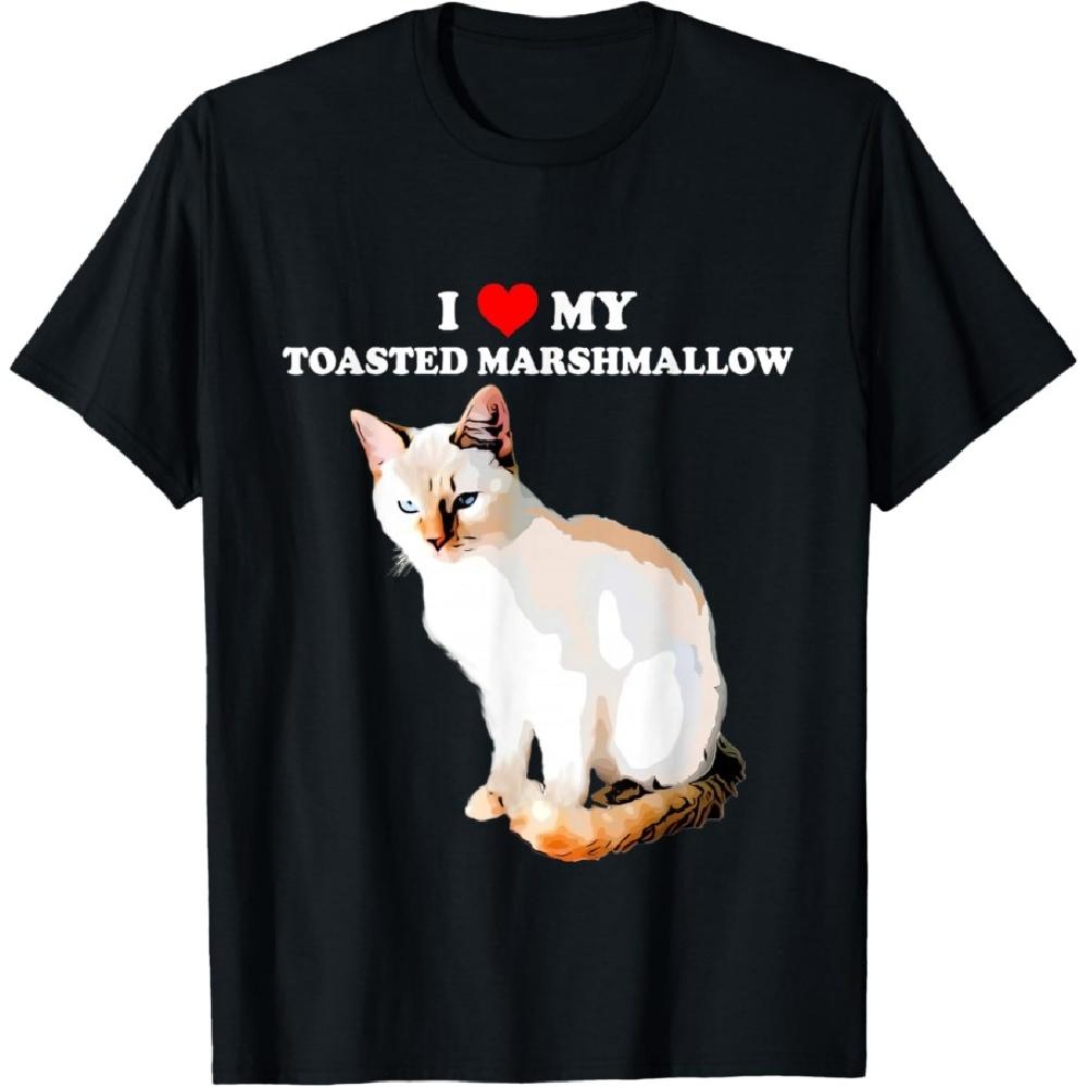Я люблю своего сиамского котенка с окрасом «пламя тоста» XXXXXL чёрный