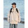 Mens Lightweight Waterproof Hooded Jacket Outdoor Activities Casual Sportswear Loose Fit Windbreaker