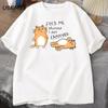 T-shirts Men Women Fuuny Cat Lovely Print T Shirt Summer Cotton Men's T-shirts Casual Harajuku Oversized Male Clothing Tees