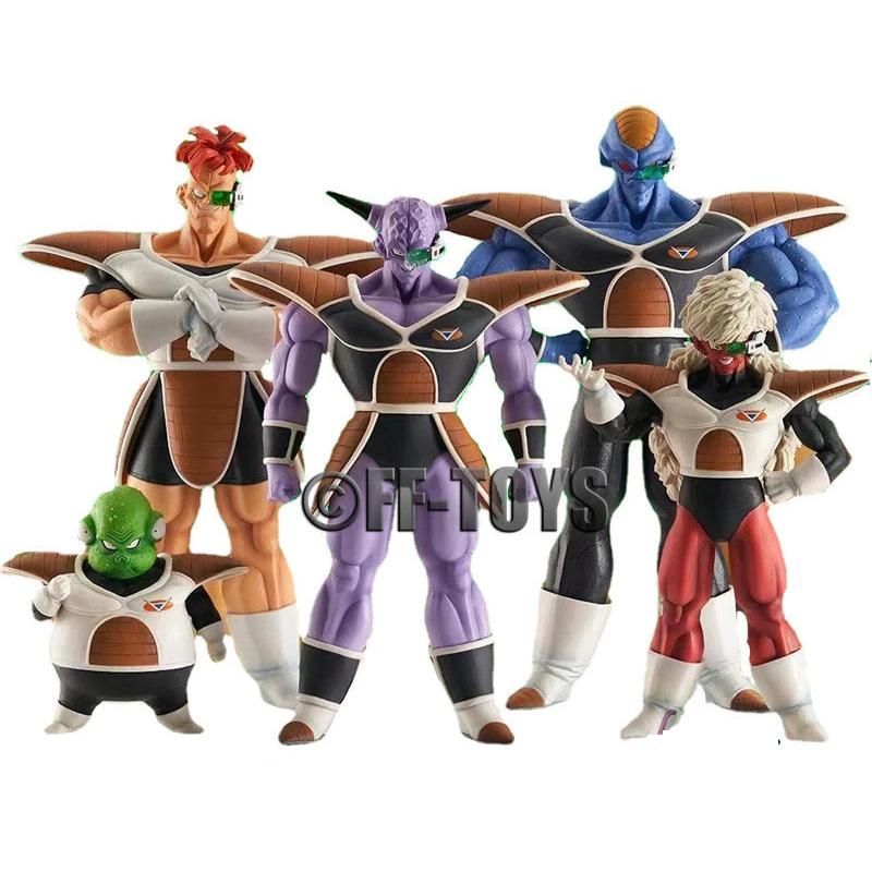 Anime Drogan Boll Z Ginyu Force Figure Jeice Ginyu Guldo Recoom Burter Figurine Pvc Action Figures Collection Model Doll Toys